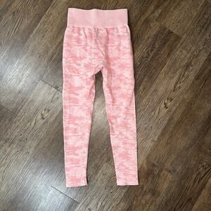 AYBL Pink Camo High Rise Evolve Seamless Workout Leggings M
